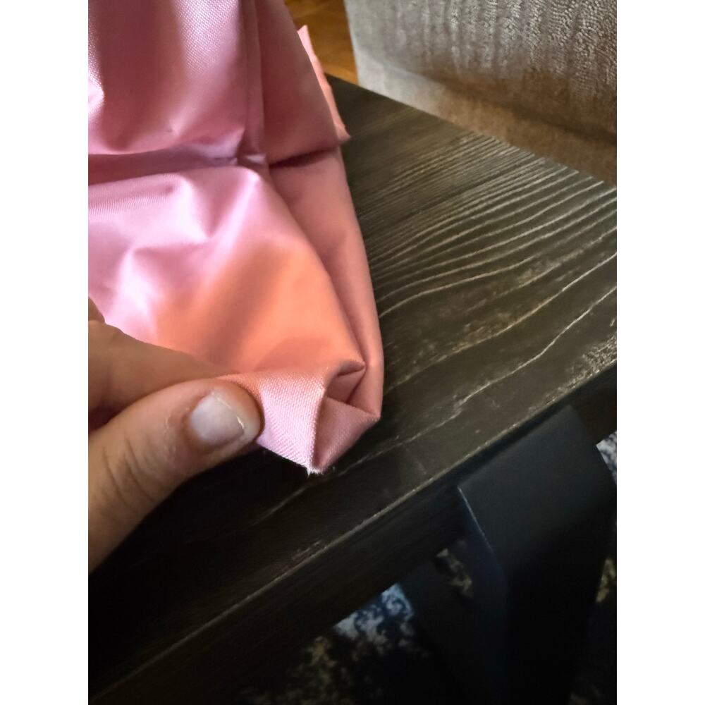 Longchamp XL Pink and Orange Top Handle Duffle Tote - Picture 8 of 16